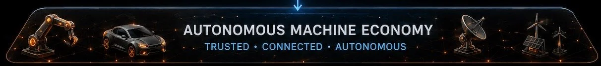 Autonomous machine economy: trusted, connected, transacting